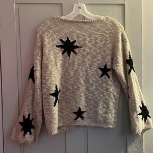Star patterned Storia sweater.
